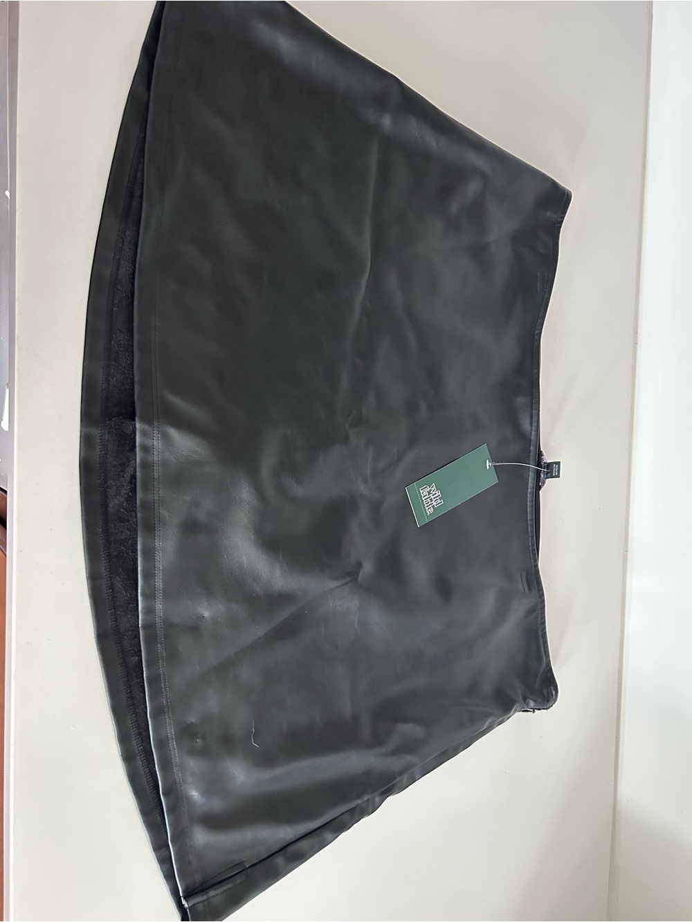 Women's High-Rise Faux Leather A-Line Skort - Wild
Fable Black XXL